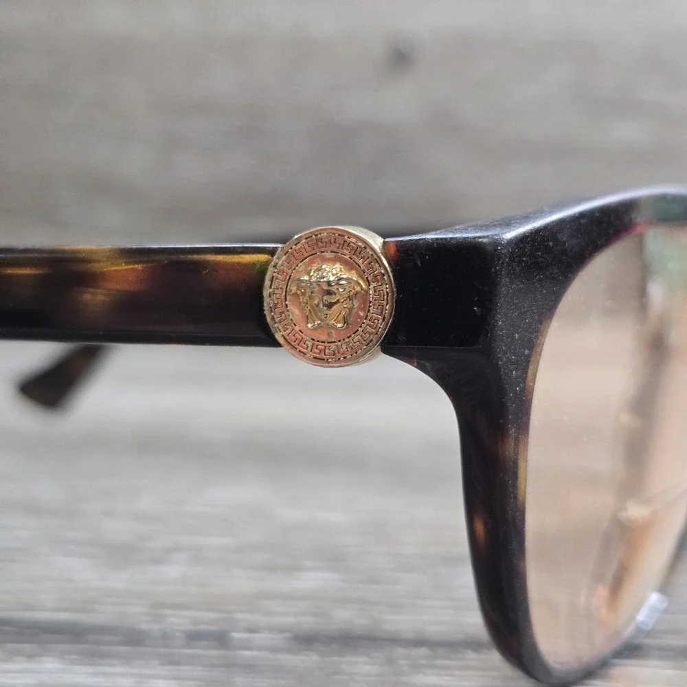 Versace VE 3330 Tortoiseshell Cat Eyewear Frame ONLY BV7336286 55-19 145 Italy